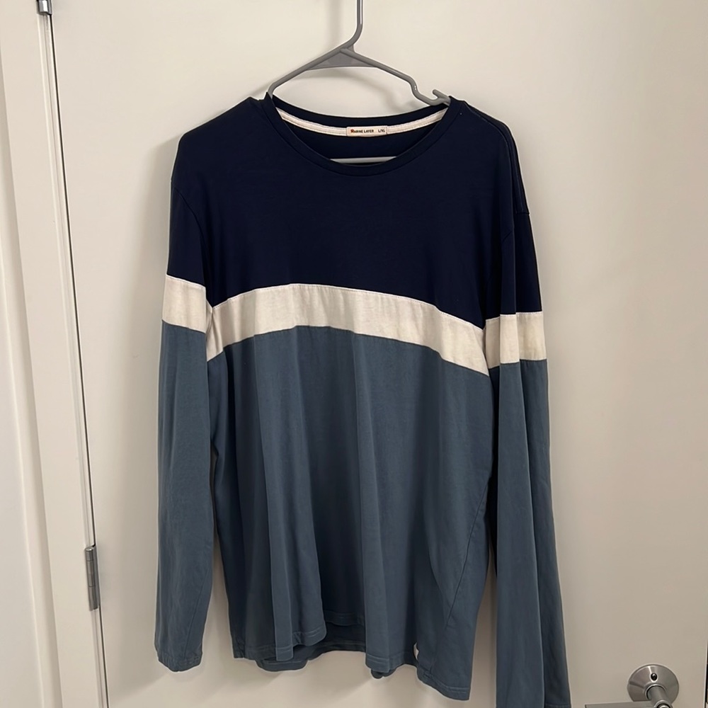 Marine layer retro long sleeve, size L/XL